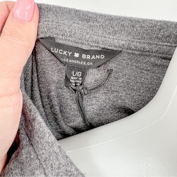 NWT Lucky Brand Gray Sweater - Picture 3 of 5